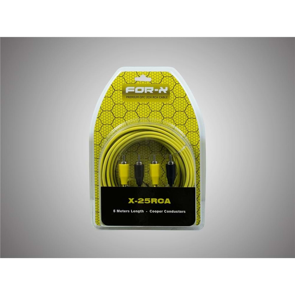 For-x X-25 RCA 5-Metre Rca Kablo