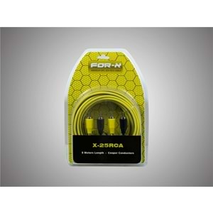 For-x X-25 RCA 5-Metre Rca Kablo
