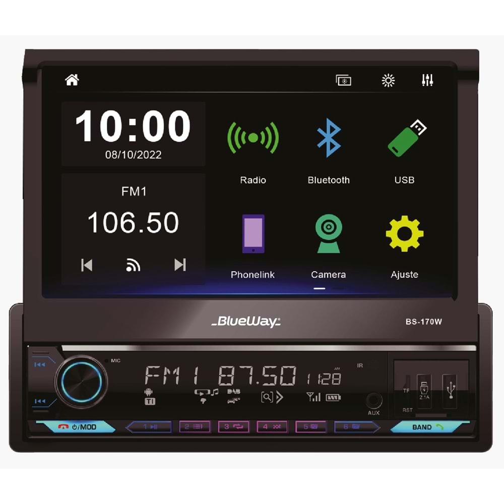 Blueway BS-170W İndach Oto Teyp