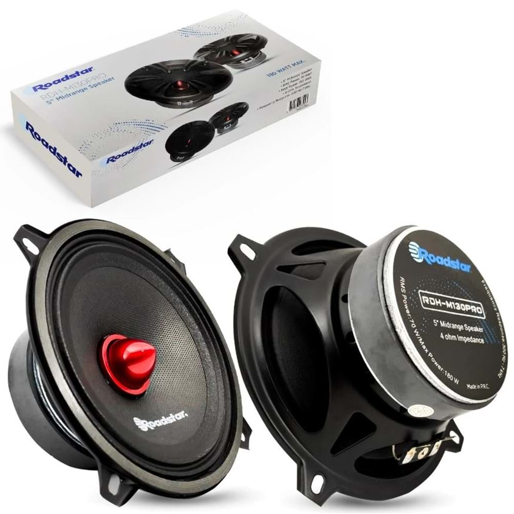 Roadstar RDH-M130PRO 180 Watt 70 Rms 13 Cm Oto Hoparlör