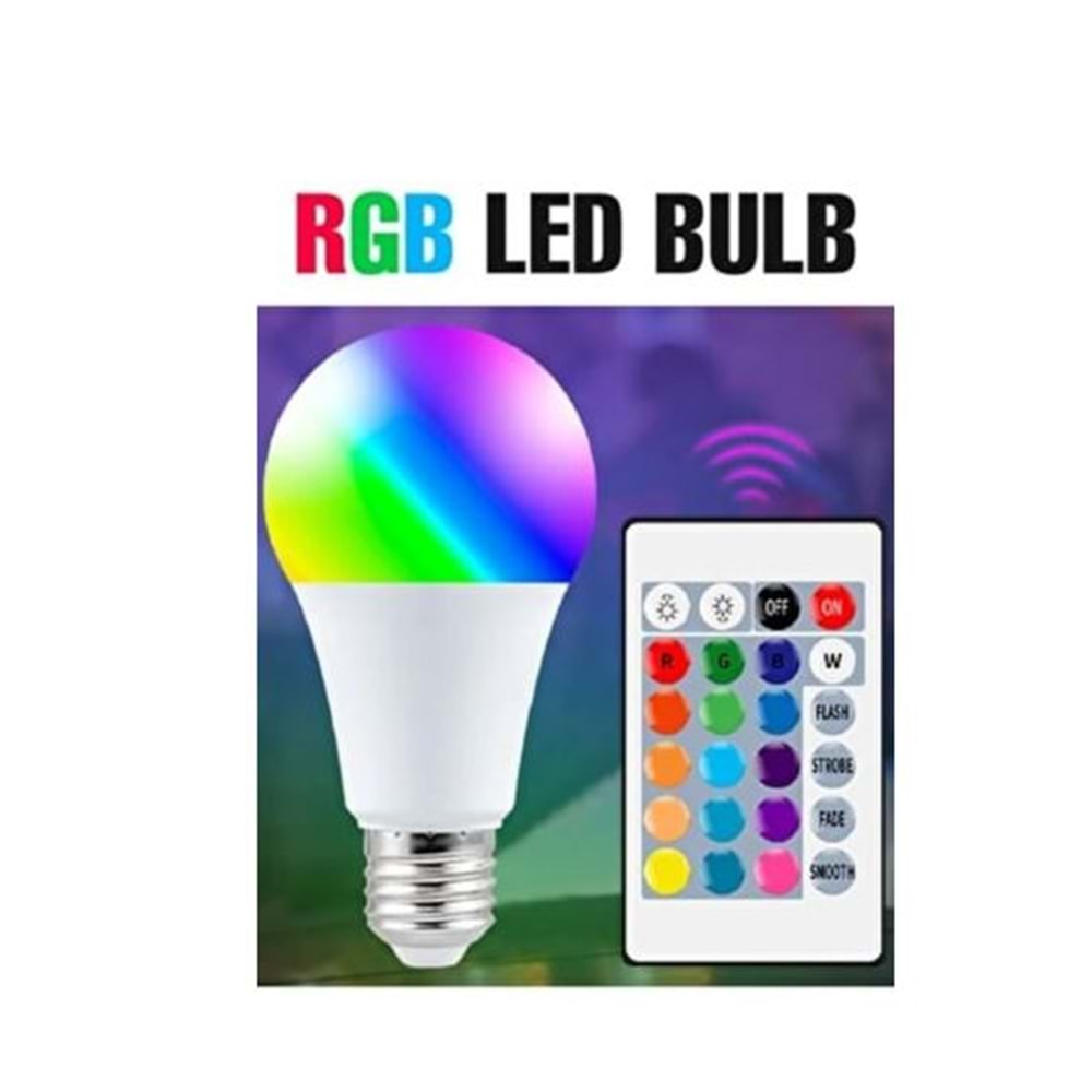 Suled 10W RGB Led Ampul