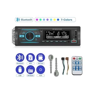 Premio 4*60 Watt 7 Renk Oto Teyp
