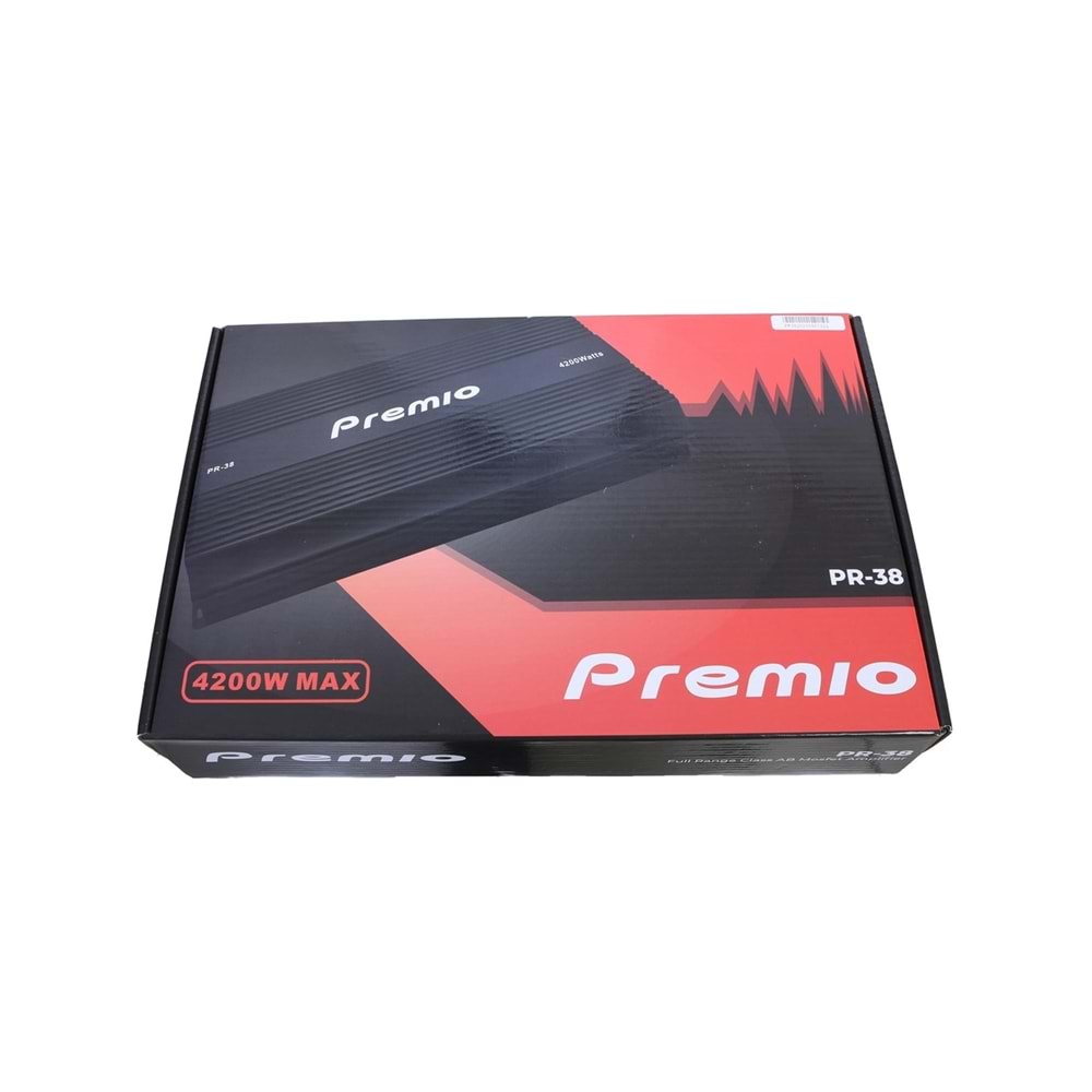 Premio PR-38 Amfi 4 Kanal Amfi 4*70W RMS 4200W Maksimum Güç