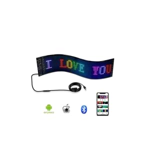 Pixel Led Panel Animasyon Yazı 12X60cm Çok Renkli