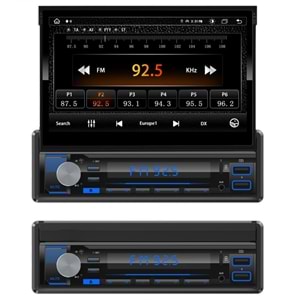 Megavox MGX-182 İndash 4*60 Watt 7 Renk Oto Teyp