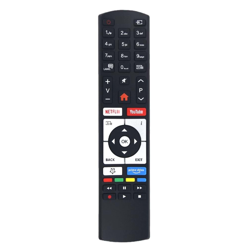 Vestel Netflix-Youtube-Prime Video Tuşlu Tv Kumandası
