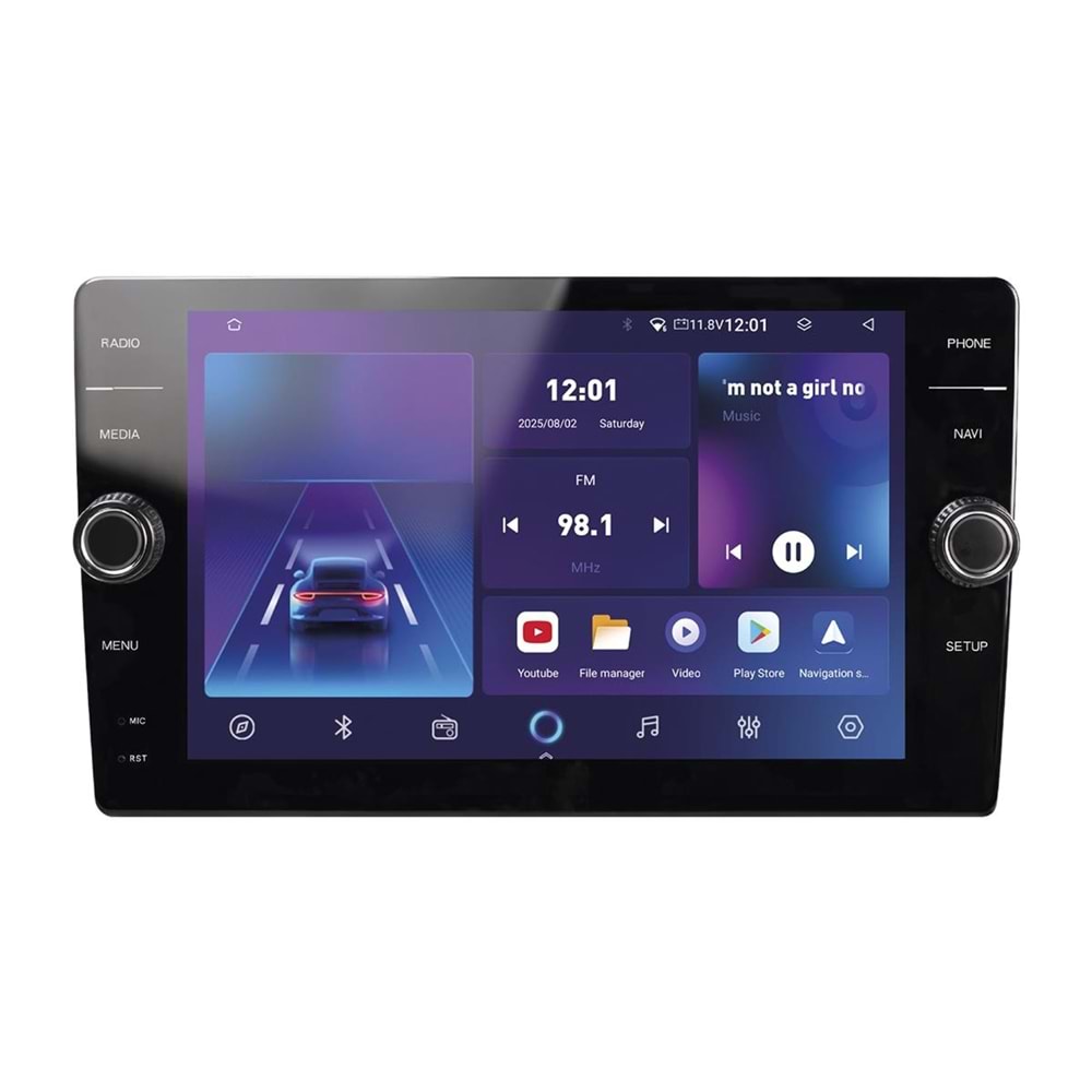 For-x XA-491 9 inç 4/64 İncell Ekran Andorid Multimedia